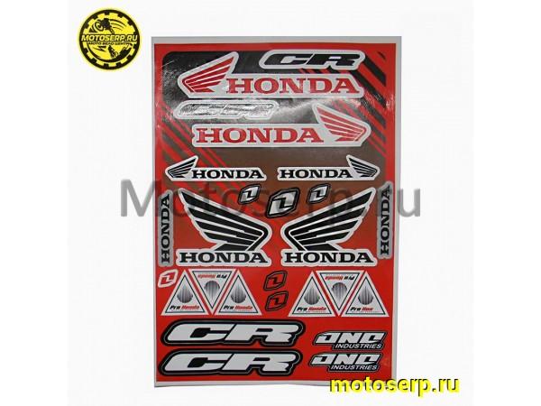 Купить  Наклейки (набор) Honda SR (25х35см) (шт) (МК DS 7929 купить с доставкой по Москве и России, цена, технические характеристики, комплектация фото  - motoserp.ru