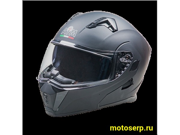Купить  Шлем трансформер (модуляр) AiM JK906 черный матовый   р-р XL (шт) (AIM 906-008-XL купить с доставкой по Москве и России, цена, технические характеристики, комплектация фото  - motoserp.ru