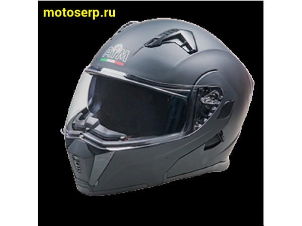 Купить  Шлем трансформер (модуляр) AiM JK906 черный матовый   р-р XL (шт) (AIM 906-008-XL купить с доставкой по Москве и России, цена, технические характеристики, комплектация фото  - motoserp.ru