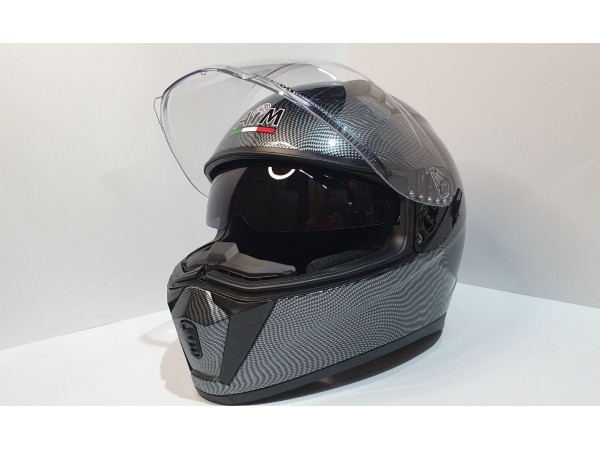 Купить  Шлем закрытый AiM JK320 Carbon XL (шт) (AIM 320-021-XL купить с доставкой по Москве и России, цена, технические характеристики, комплектация фото  - motoserp.ru