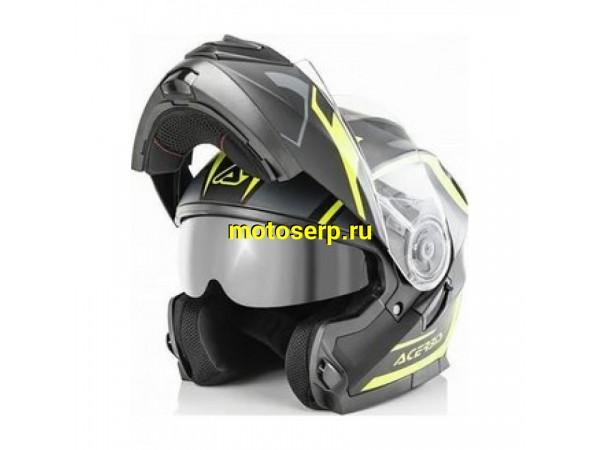Купить  Шлем трансформер (модуляр) ACERBIS SEREL FLIP UP Black/Yellow-Fluo (XXL)  (шт)  (Progasi 0023929.444.069 купить с доставкой по Москве и России, цена, технические характеристики, комплектация фото  - motoserp.ru