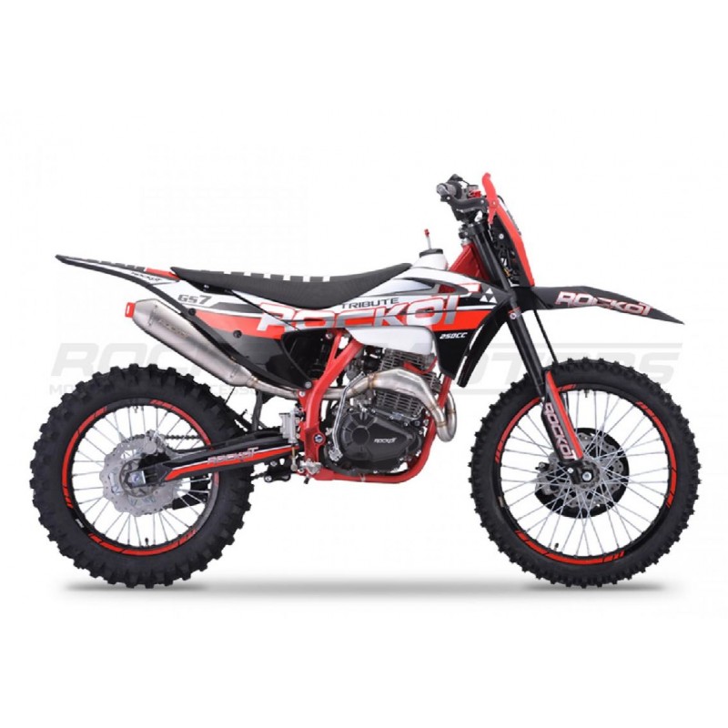 Купить  Мотоцикл Кросс/Эндуро ROCKOT GS 7 Tribute (250cc, 172FMM-5 (PR250), 21/18) Выпуск 2023г. (шт) (ROCKOT купить с доставкой по Москве и России, цена, технические характеристики, комплектация фото  - motoserp.ru