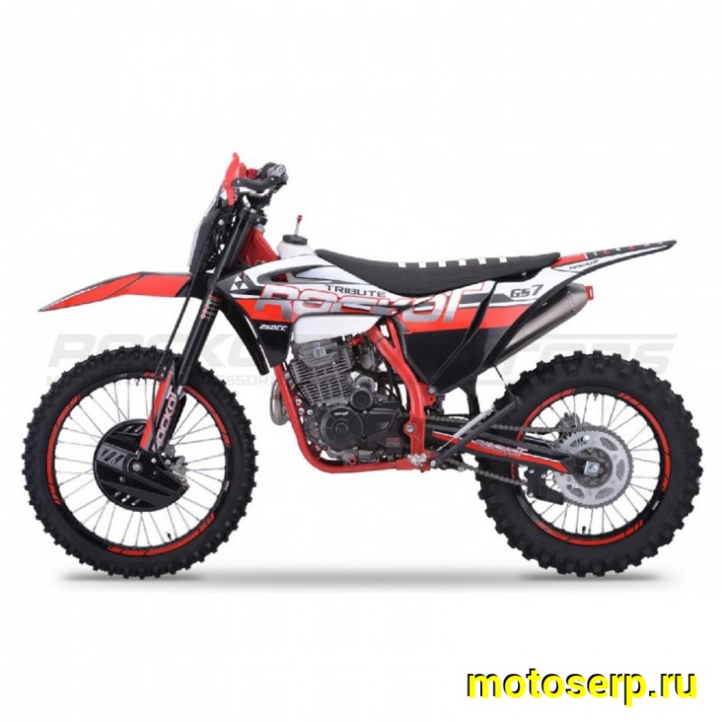 Купить  Мотоцикл Кросс/Эндуро ROCKOT GS 7 Tribute (250cc, 172FMM-5 (PR250), 21/18) Выпуск 2023г. (шт) (ROCKOT купить с доставкой по Москве и России, цена, технические характеристики, комплектация фото  - motoserp.ru