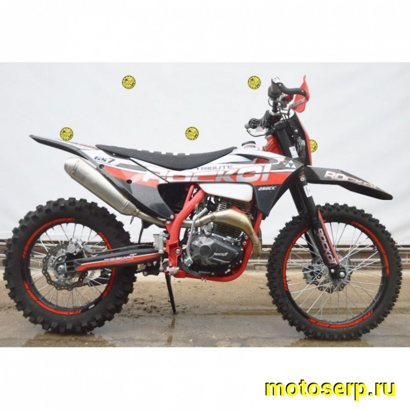 Купить  Мотоцикл Кросс/Эндуро ROCKOT GS 7 Tribute (250cc, 172FMM-5 (PR250), 21/18) (шт) (ROCKOT купить с доставкой по Москве и России, цена, технические характеристики, комплектация фото  - motoserp.ru