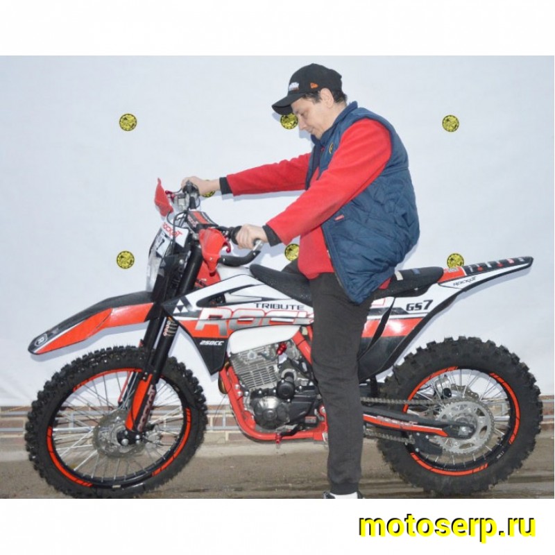 Купить  Мотоцикл Кросс/Эндуро ROCKOT GS 7 Tribute (250cc, 172FMM-5 (PR250), 21/18) (шт) (ROCKOT купить с доставкой по Москве и России, цена, технические характеристики, комплектация фото  - motoserp.ru