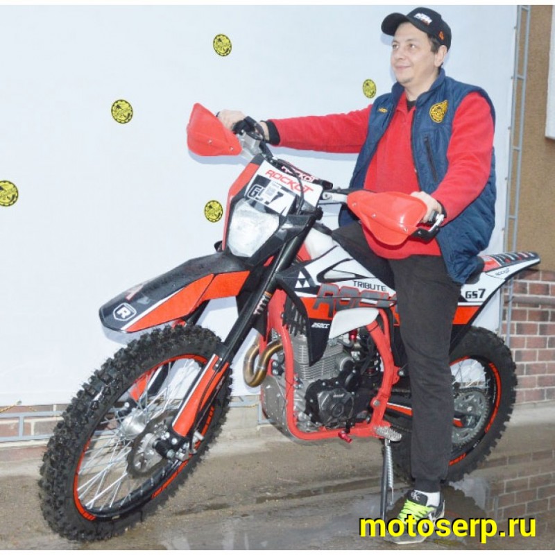 Купить  Мотоцикл Кросс/Эндуро ROCKOT GS 7 Tribute (250cc, 172FMM-5 (PR250), 21/18) (шт) (ROCKOT купить с доставкой по Москве и России, цена, технические характеристики, комплектация фото  - motoserp.ru