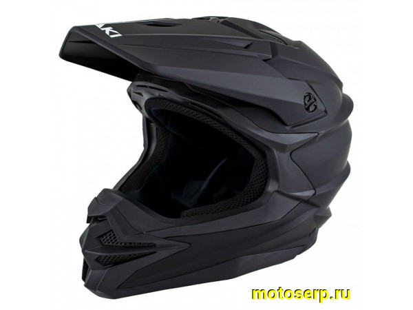 Купить  Шлем Кросс Ataki JK801A Solid черный матовый  р-р XL (шт)  (SM 941-9419 купить с доставкой по Москве и России, цена, технические характеристики, комплектация фото  - motoserp.ru