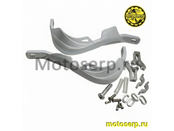 Купить  Защита рук/рычагов (уши) HP03 белые армированные НЕ КОМПЛЕКТ (пар) (0  купить с доставкой по Москве и России, цена, технические характеристики, комплектация фото  - motoserp.ru