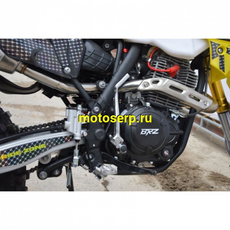 Купить  Мотоцикл Кросс/Эндуро BRZ X5 Yellow 300cc 175FMN-PR300 (спортинв), 21/18, 250cc, 4T, возд. охлажд. (шт) купить с доставкой по Москве и России, цена, технические характеристики, комплектация фото  - motoserp.ru