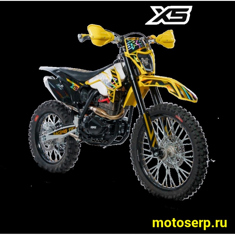 Купить  Мотоцикл Кросс/Эндуро BRZ X5 PR300 Gold 300cc 175FMN-PR300 (спортинв), 21/18, 4T, возд. охлажд. (шт) купить с доставкой по Москве и России, цена, технические характеристики, комплектация фото  - motoserp.ru