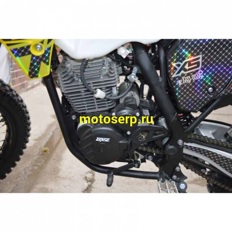 Купить  Мотоцикл Кросс/Эндуро BRZ X5 Yellow 300cc 175FMN-PR300 (спортинв), 21/18, 250cc, 4T, возд. охлажд. (шт) купить с доставкой по Москве и России, цена, технические характеристики, комплектация фото  - motoserp.ru