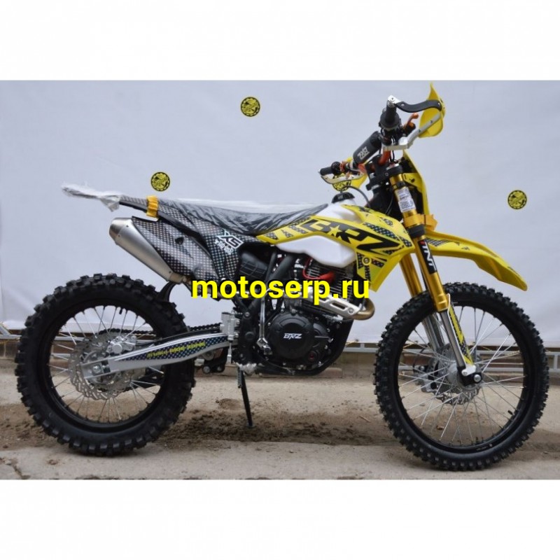 Купить  Мотоцикл Кросс/Эндуро BRZ X5 Yellow 300cc 175FMN-PR300 (спортинв), 21/18, 250cc, 4T, возд. охлажд. (шт) купить с доставкой по Москве и России, цена, технические характеристики, комплектация фото  - motoserp.ru