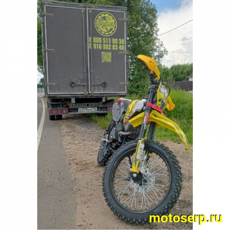 Купить  Мотоцикл Кросс/Эндуро BRZ X5 PR300 Gold 300cc 175FMN-PR300 (спортинв), 21/18, 4T, возд. охлажд. (шт) купить с доставкой по Москве и России, цена, технические характеристики, комплектация фото  - motoserp.ru
