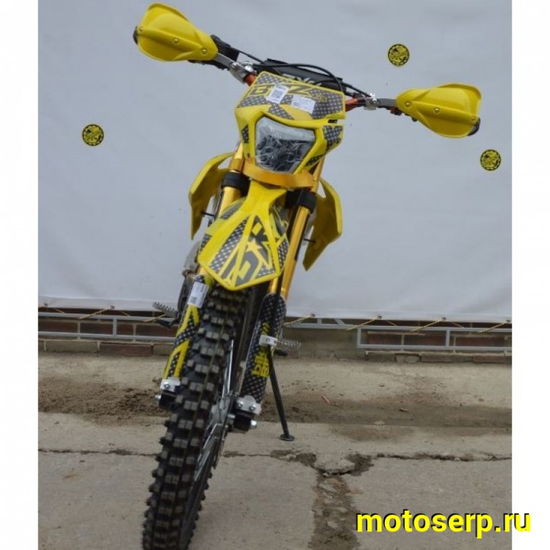 Купить  Мотоцикл Кросс/Эндуро BRZ X5 PR300 Gold 300cc 175FMN-PR300 (спортинв), 21/18, 4T, возд. охлажд. (шт) купить с доставкой по Москве и России, цена, технические характеристики, комплектация фото  - motoserp.ru