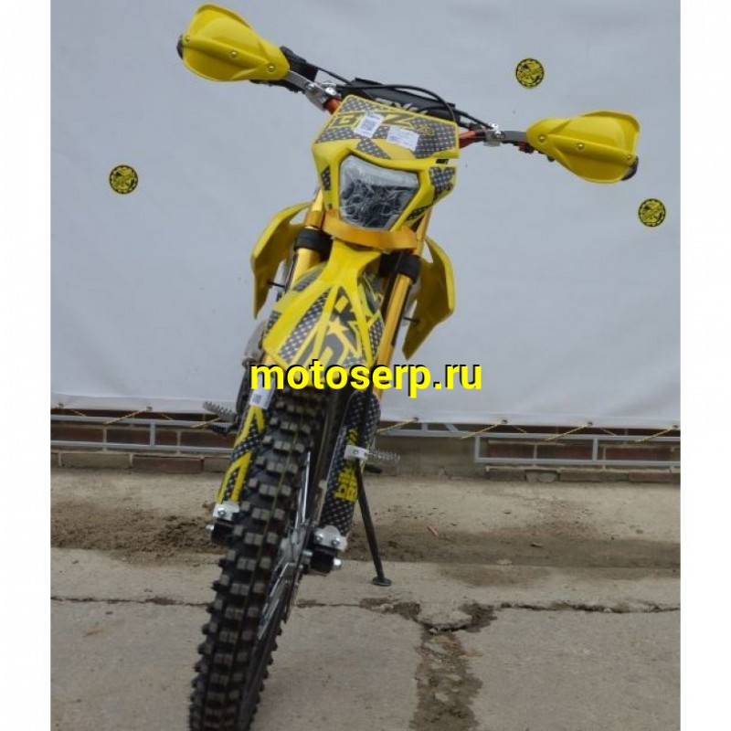 Купить  Мотоцикл Кросс/Эндуро BRZ X5 Yellow 300cc 175FMN-PR300 (спортинв), 21/18, 250cc, 4T, возд. охлажд. (шт) купить с доставкой по Москве и России, цена, технические характеристики, комплектация фото  - motoserp.ru