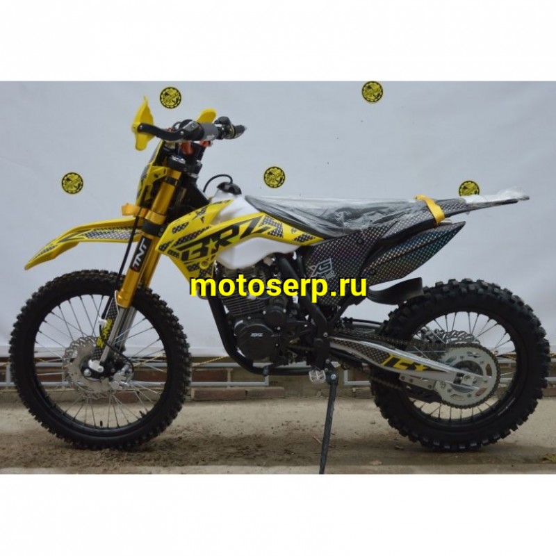 Купить  Мотоцикл Кросс/Эндуро BRZ X5 Yellow 300cc 175FMN-PR300 (спортинв), 21/18, 250cc, 4T, возд. охлажд. (шт) купить с доставкой по Москве и России, цена, технические характеристики, комплектация фото  - motoserp.ru
