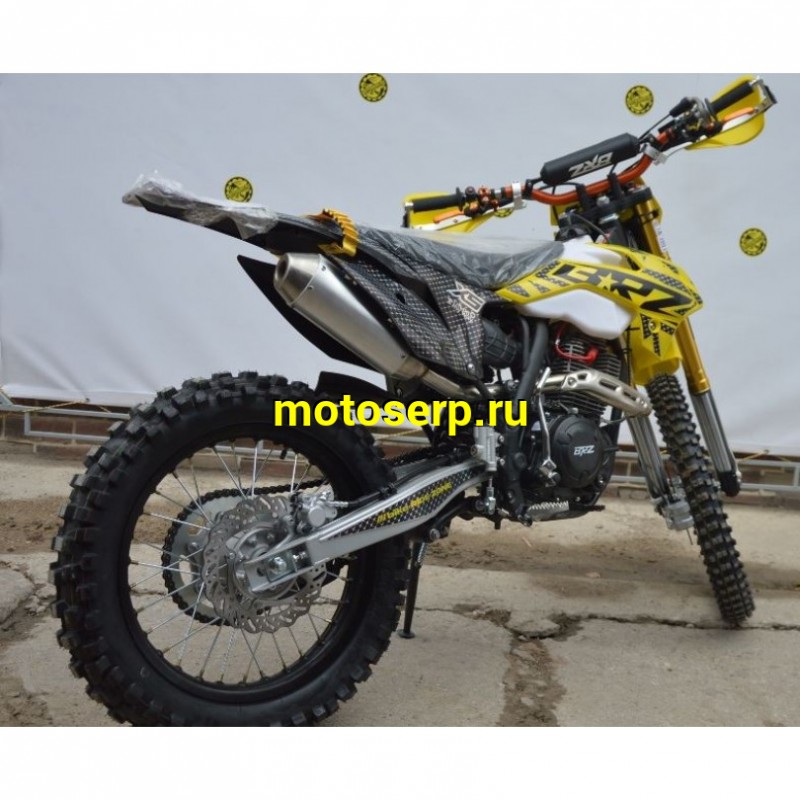 Купить  Мотоцикл Кросс/Эндуро BRZ X5 Yellow 300cc 175FMN-PR300 (спортинв), 21/18, 250cc, 4T, возд. охлажд. (шт) купить с доставкой по Москве и России, цена, технические характеристики, комплектация фото  - motoserp.ru