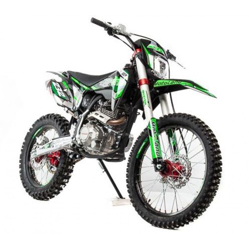 Купить  Мотоцикл Кросс/Эндуро Motoland XT 250 HS (172FMM) зеленый Выпуск 2023г. (шт) (ML 15359 купить с доставкой по Москве и России, цена, технические характеристики, комплектация фото  - motoserp.ru