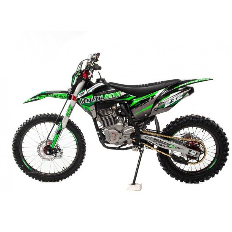Купить  Мотоцикл Кросс/Эндуро Motoland XT 250 HS (172FMM) зеленый Выпуск 2023г. (шт) (ML 15359 купить с доставкой по Москве и России, цена, технические характеристики, комплектация фото  - motoserp.ru