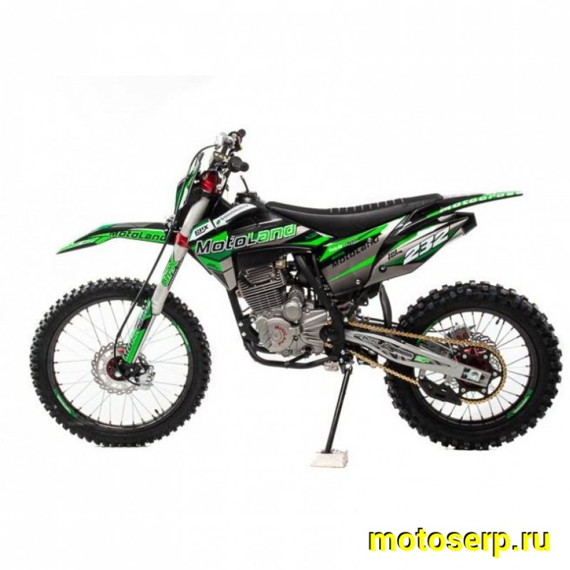Купить  Мотоцикл Кросс/Эндуро Motoland XT 250 HS (172FMM) зеленый (шт) (ML 15359 купить с доставкой по Москве и России, цена, технические характеристики, комплектация фото  - motoserp.ru