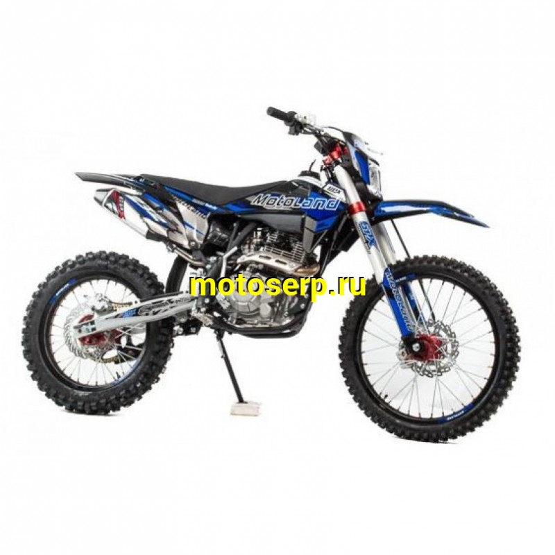 Купить  Мотоцикл Кросс/Эндуро Motoland XT 250 HS (172FMM) синий (шт) (ML 15360 купить с доставкой по Москве и России, цена, технические характеристики, комплектация фото  - motoserp.ru