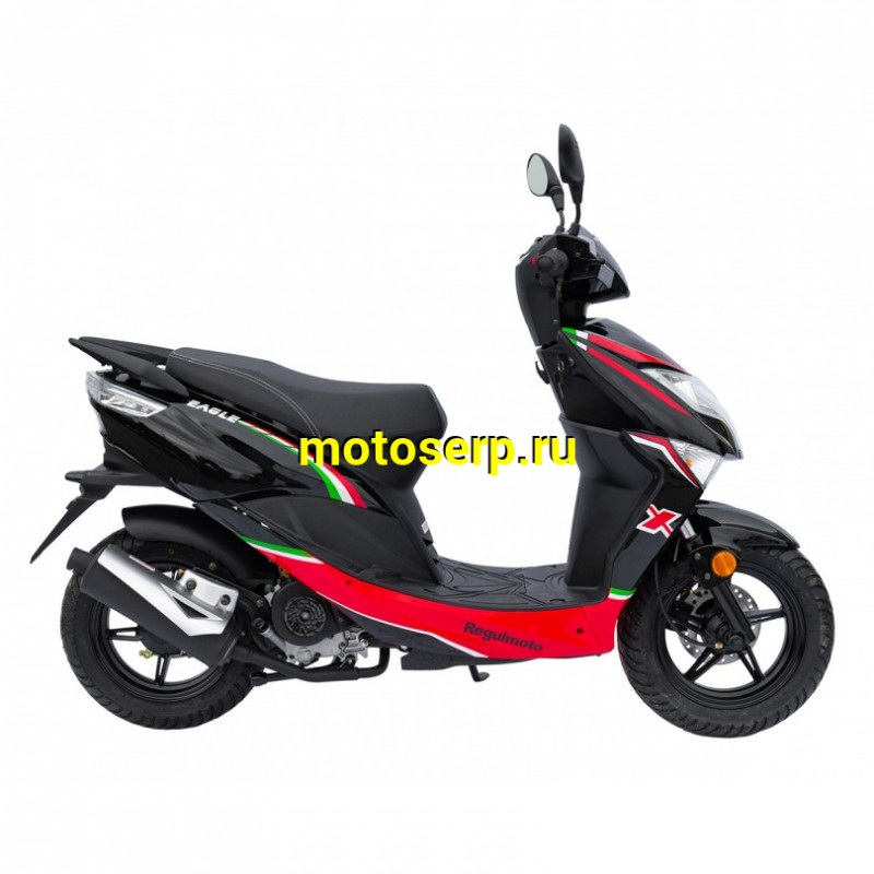 Купить  Скутер Regulmoto EAGLE 50 (LJ80QT-3L) колёса R12 (шт) (ФОТО купить с доставкой по Москве и России, цена, технические характеристики, комплектация фото  - motoserp.ru