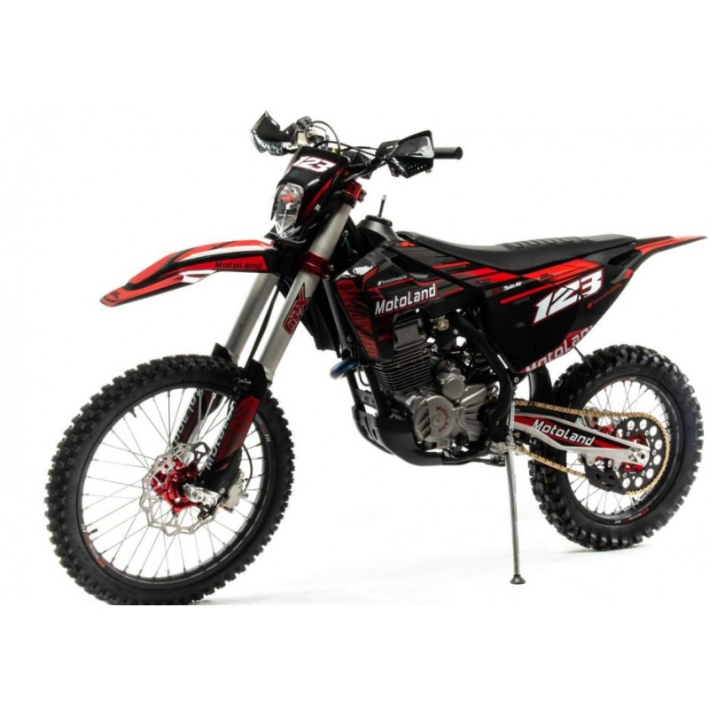 Купить  Мотоцикл Кросс/Эндуро Motoland XT 250 ST 21/18 (172FMM-4V) красный Выпуск 2023г. (шт) (ML 18414  (0  (ФОТО купить с доставкой по Москве и России, цена, технические характеристики, комплектация фото  - motoserp.ru