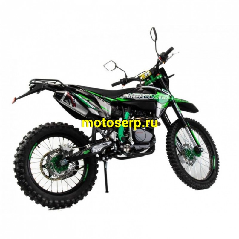 Купить  Мотоцикл Кросс/Эндуро Motoland XT 250 HS 172FMM (PR5) ПТС зеленый (шт) (ML 21153 (ФОТО купить с доставкой по Москве и России, цена, технические характеристики, комплектация фото  - motoserp.ru