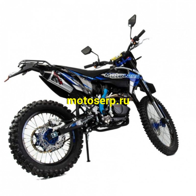 Купить  Мотоцикл Кросс/Эндуро Motoland XT 250 HS 172FMM (PR5) ПТС синий (шт) (ML 21301  купить с доставкой по Москве и России, цена, технические характеристики, комплектация фото  - motoserp.ru