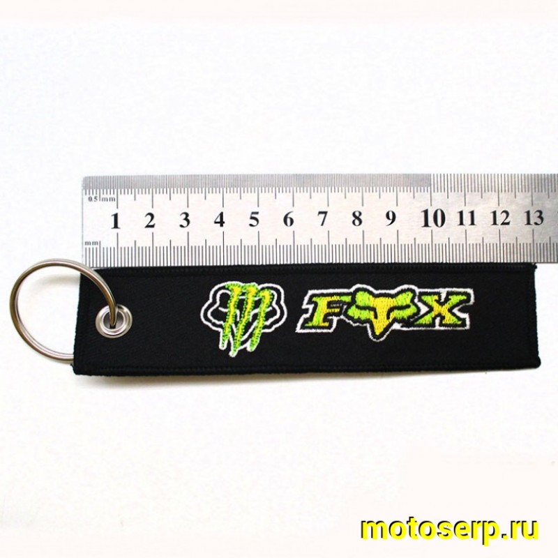 Купить  Брелок тканевый  "FOX" черный (шт) (МК BMV 214 купить с доставкой по Москве и России, цена, технические характеристики, комплектация фото  - motoserp.ru