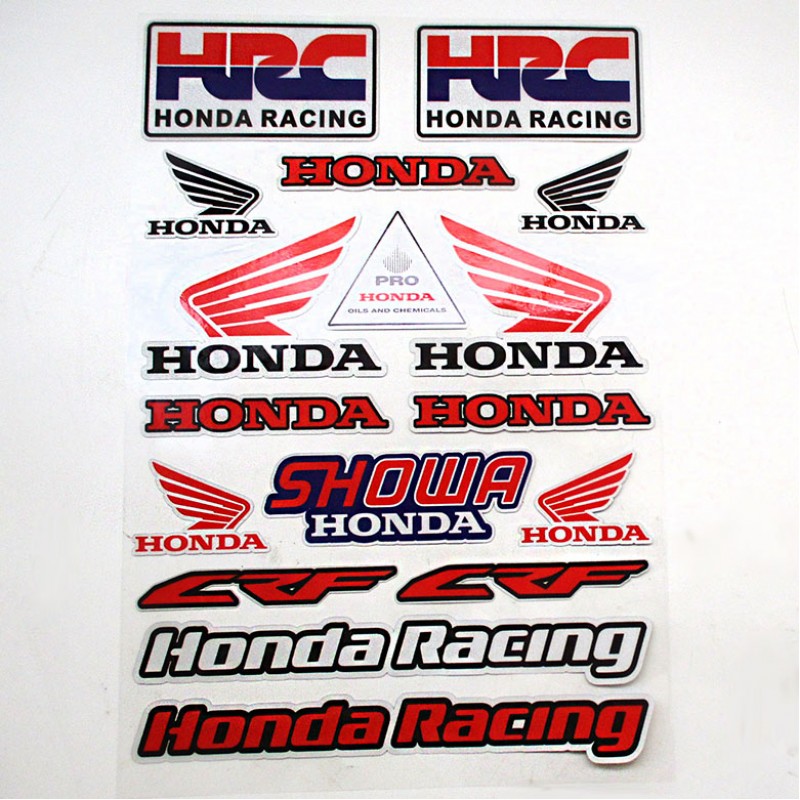 Купить  Наклейки (набор) "Honda 232" светоотражающие (19х28) (МК PKTZ-232 купить с доставкой по Москве и России, цена, технические характеристики, комплектация фото  - motoserp.ru