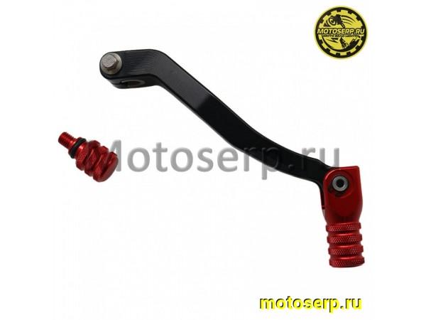Купить  Ножка (лапка, рычаг, педаль) переключения "OTOM" (красный) (шт) (Кокурин купить с доставкой по Москве и России, цена, технические характеристики, комплектация фото  - motoserp.ru