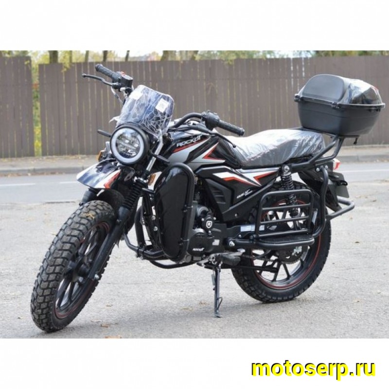 Купить  Мотоцикл ROCKOT QUEST 150сс. 17/17", диск/бараб, кофр, дуги с карман, откидные багажники (шт) купить с доставкой по Москве и России, цена, технические характеристики, комплектация фото  - motoserp.ru