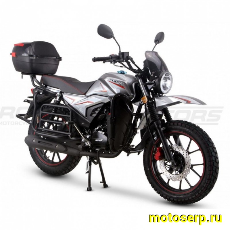 Купить  Мотоцикл ROCKOT QUEST 150сс. 17/17", диск/бараб, кофр, дуги с карман, откидные багажники (шт) купить с доставкой по Москве и России, цена, технические характеристики, комплектация фото  - motoserp.ru