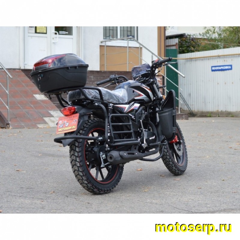 Купить  Мотоцикл ROCKOT QUEST 150сс. 17/17", диск/бараб, кофр, дуги с карман, откидные багажники (шт) купить с доставкой по Москве и России, цена, технические характеристики, комплектация фото  - motoserp.ru