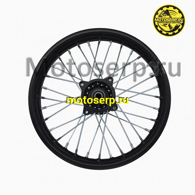 Купить  Колесо 14" заднее (диск колеса) спицованное 1.85-14" (d-15mm) KAYO и др. (подшипник 6202) (шт) (ТАТА 706000038 (ML 4218 (4Enduro (Кокурин купить с доставкой по Москве и России, цена, технические характеристики, комплектация фото  - motoserp.ru