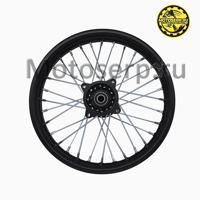 Купить  Колесо 14" заднее (диск колеса) спицованное 1.85-14" (d-15mm) KAYO и др. (подшипник 6202) (шт) (ТАТА 706000038 (ML 4218 (4Enduro (Кокурин купить с доставкой по Москве и России, цена, технические характеристики, комплектация фото  - motoserp.ru
