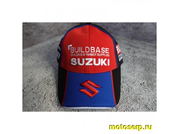 Купить  Бейсболка SUZUKI лого (красно/синий) (шт) (МотоЯ купить с доставкой по Москве и России, цена, технические характеристики, комплектация фото  - motoserp.ru