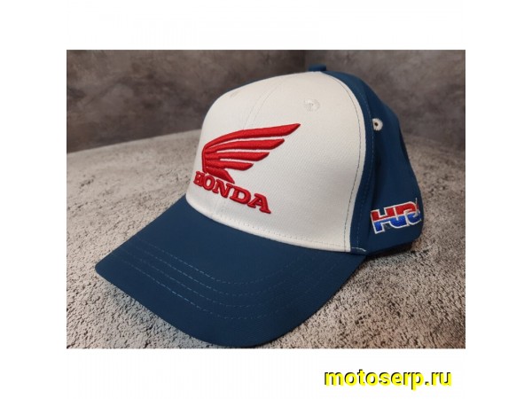 Купить  Бейсболка HONDA HRC (белый/бирюзовый) (шт) (МотоЯ купить с доставкой по Москве и России, цена, технические характеристики, комплектация фото  - motoserp.ru