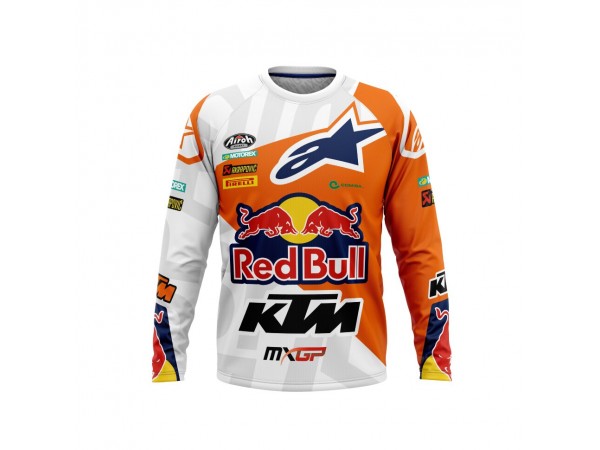 Купить  Джерси (футболка для мотокросса) V-RUS AlpineStars KTM (цвет: Red Bull (белый) (3XL) (шт) (МотоЯ купить с доставкой по Москве и России, цена, технические характеристики, комплектация фото  - motoserp.ru