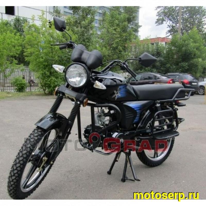 Купить  Мопед MM LARGO STREET 50сс  17/17" бар/бар; длинное 3х местн. сидение; откидн. багажн; дуги; защ.цепи (шт) 01100 (MM  купить с доставкой по Москве и России, цена, технические характеристики, комплектация фото  - motoserp.ru