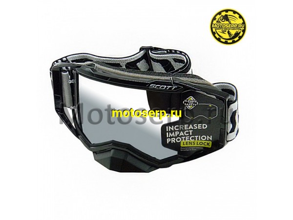 Купить  Очки мото Кросс Scott Prospect Dark Black/White (шт) (Кокурин купить с доставкой по Москве и России, цена, технические характеристики, комплектация фото  - motoserp.ru