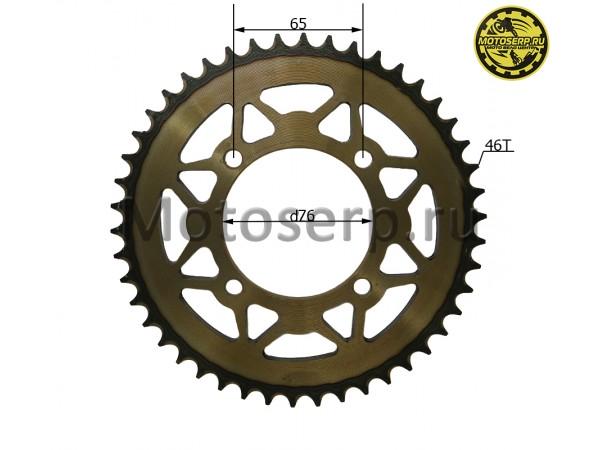Купить  Звезда ведомая голая (венец) (428-46) (428-46T D-76mm, 4x65mm) сталь, закаленные зубья PIT BIKE 125-190 (шт) (ML 12210  купить с доставкой по Москве и России, цена, технические характеристики, комплектация фото  - motoserp.ru