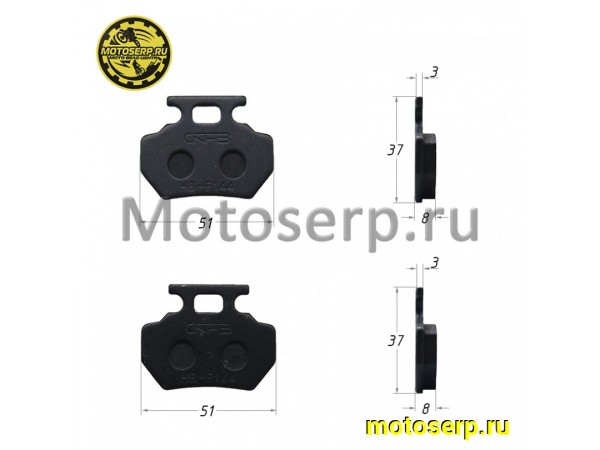 Купить  Колодки тормозные диск KAYO (пер/зад) AU150,AU150CVT,AU180,задние AT110,AU125, пер. AU200, KAYO BULL 2B, BULL 3C (2020г) и др. (пар) (MM 02229 купить с доставкой по Москве и России, цена, технические характеристики, комплектация фото  - motoserp.ru