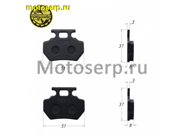 Купить  Колодки тормозные диск KAYO (пер/зад) AU150,AU150CVT,AU180,задние AT110,AU125, пер. AU200, KAYO BULL 2B, BULL 3C (2020г) и др. (пар) (MM 02229 купить с доставкой по Москве и России, цена, технические характеристики, комплектация фото  - motoserp.ru