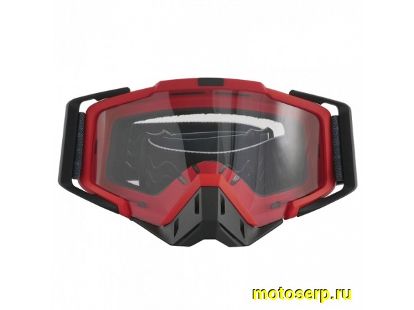 Купить  Очки мото Кросс ATAKI SELECT прозрачная линза (Красные) (шт) (SM 952-2141 купить с доставкой по Москве и России, цена, технические характеристики, комплектация фото  - motoserp.ru