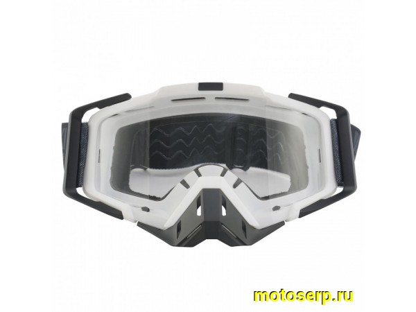 Купить  ====Очки мото Кросс ATAKI SELECT прозрачная линза (Белый) (шт) (0 купить с доставкой по Москве и России, цена, технические характеристики, комплектация фото  - motoserp.ru