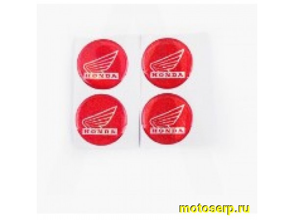 Купить  Наклейки (набор) Honda 3см  силикон, красная  (шт) (0 купить с доставкой по Москве и России, цена, технические характеристики, комплектация фото  - motoserp.ru