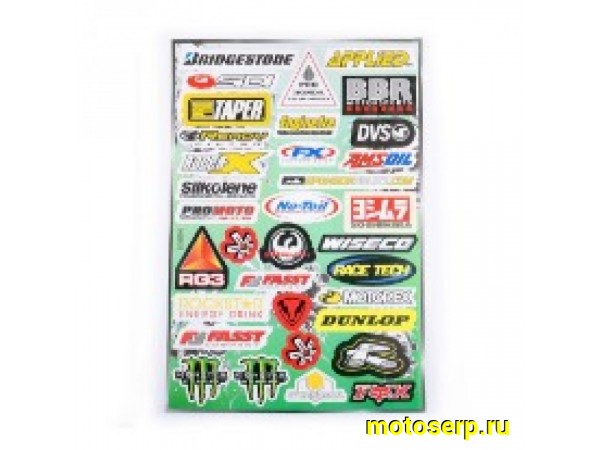 Купить  Наклейки (набор) мультибренд (30x45см) (шт) (MT N-693 купить с доставкой по Москве и России, цена, технические характеристики, комплектация фото  - motoserp.ru