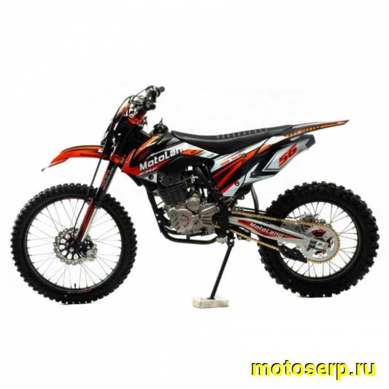 Купить  Мотоцикл Кросс/Эндуро Motoland 250 CRF (спортинв), 21/18,  250сс, 172FMM, 4 такт.,5 перед.,диск. торм. оранжевый (шт) (ML 19907 купить с доставкой по Москве и России, цена, технические характеристики, комплектация фото  - motoserp.ru
